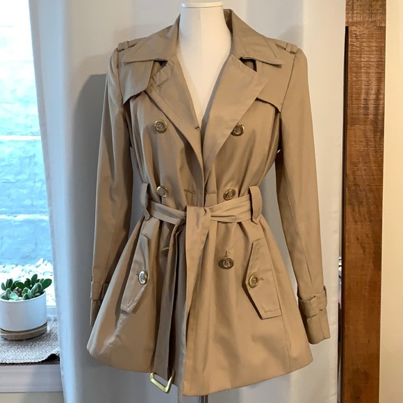 Calvin Klein Short Trench Coat | Poshmark